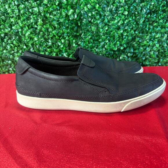 ECCO Men\'s Black Leather Slip On Shoes Size 11 US 45 EU Comfort Sneakers main image 8